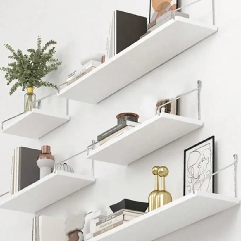 Wall Mounted Shelf, 1/3 Counts No Drill Wall Mounted Shelf, Wall Hanging Shelf for Home Bedroom Kitchen Bathroom Toilet Study Room, Wall Mount Design, Shelfs for Wall