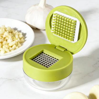 Mini Garlic Press Abs Material, Home Use Manual Garlic Crusher, Small Garlic Grinder, Efficient Garlic Mincer Tool, Compact Kitchen Gadget, Cooking Gadgets, Cooking Tools, Kitchen Utensils Gadgets