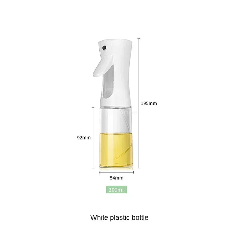 Press-Type Oil Spray Bottle 200/300/500ML Kitchen Cooking Oil Sprayer Outdoor Barbecue Oil Spray Bottle Vinegar Soy Sauce