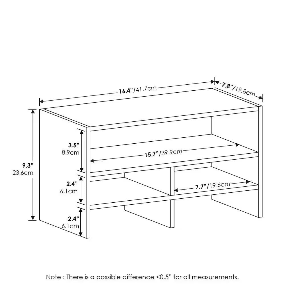 Hermite French Oak Desktop Organizer and Bookcase