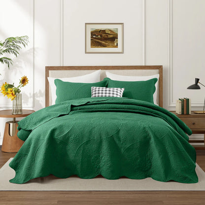 Transform your bedroom with the Imperial Homeware Floral Ultrasonic Bedspread Set! 🌸 Lightweight, breathable, and machine washable – perfect for all seasons. Available in Twin, Queen, and King sizes! 🛏️✨ #HomeDecor #Bedding #CozyVibes