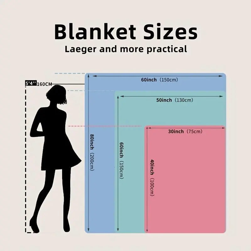 Soft Cozy Letter Slogan Print Throw Blanket with Storage Bag - Ideal for Home, Office, Travel, and Camping - Perfect Gift for Sisters