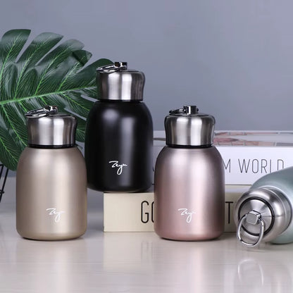 300Ml Mini Coffee Vacuum Flasks Lovely Stainless Steel Thermos Portable Travel Water Bottle Insulated Thermal Bottle