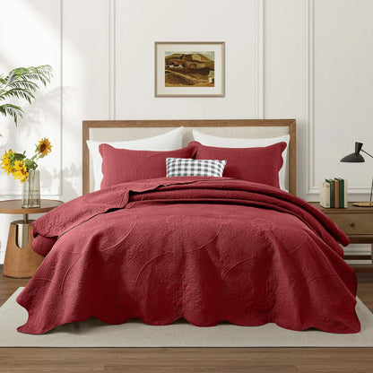 Transform your bedroom with the Imperial Homeware Floral Ultrasonic Bedspread Set! 🌸 Lightweight, breathable, and machine washable – perfect for all seasons. Available in Twin, Queen, and King sizes! 🛏️✨ #HomeDecor #Bedding #CozyVibes