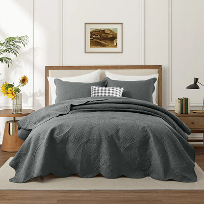 Transform your bedroom with the Imperial Homeware Floral Ultrasonic Bedspread Set! 🌸 Lightweight, breathable, and machine washable – perfect for all seasons. Available in Twin, Queen, and King sizes! 🛏️✨ #HomeDecor #Bedding #CozyVibes