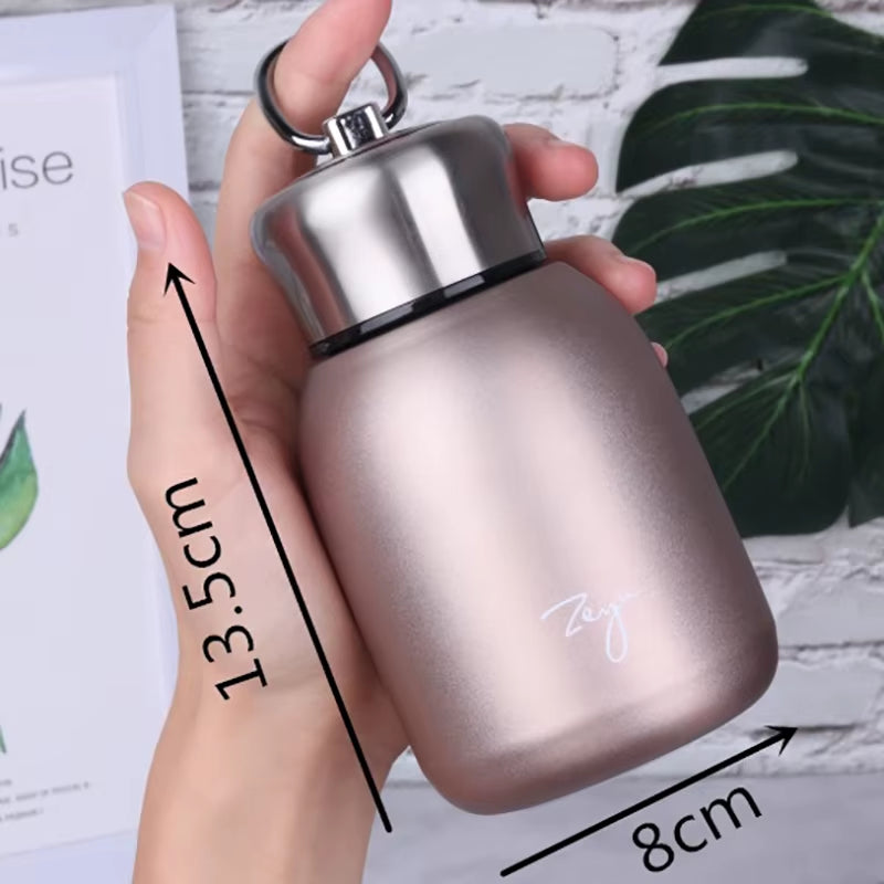 300Ml Mini Coffee Vacuum Flasks Lovely Stainless Steel Thermos Portable Travel Water Bottle Insulated Thermal Bottle