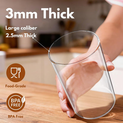 Set of 5 Multi-Size Glass Storage Jars with Lids for Coffee and Candy Preservation