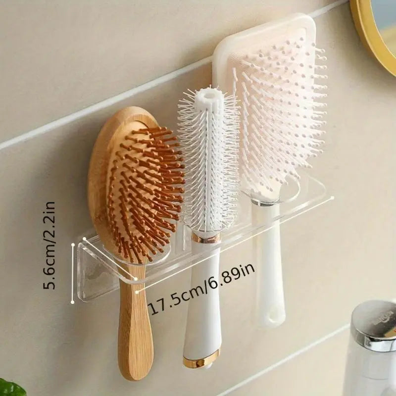 Bathroom Storage Rack, 1 Count Wall Mounted Bathroom Storage Rack, Waterproof Bathroom Organizer, Home Organizer for Bathroom, Bathroom Organizer Supplies, Bathroom Organization