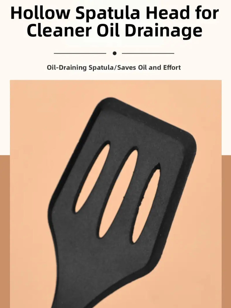 Food-Grade Silicone Kitchen Bakeware Combo Set (5Pcs) - Spatula, Leak-Proof Scraper, Whisk, Brush, Heat-Resistant Stirring Utensils for 4-Hole Pans, Kitchen Supplies + Free 10-Piece Metal Wire Dish Cloths (Dish-Safe, Detailed Size Chart Included)