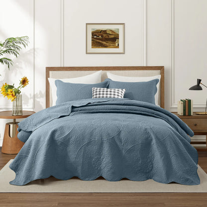 Transform your bedroom with the Imperial Homeware Floral Ultrasonic Bedspread Set! 🌸 Lightweight, breathable, and machine washable – perfect for all seasons. Available in Twin, Queen, and King sizes! 🛏️✨ #HomeDecor #Bedding #CozyVibes