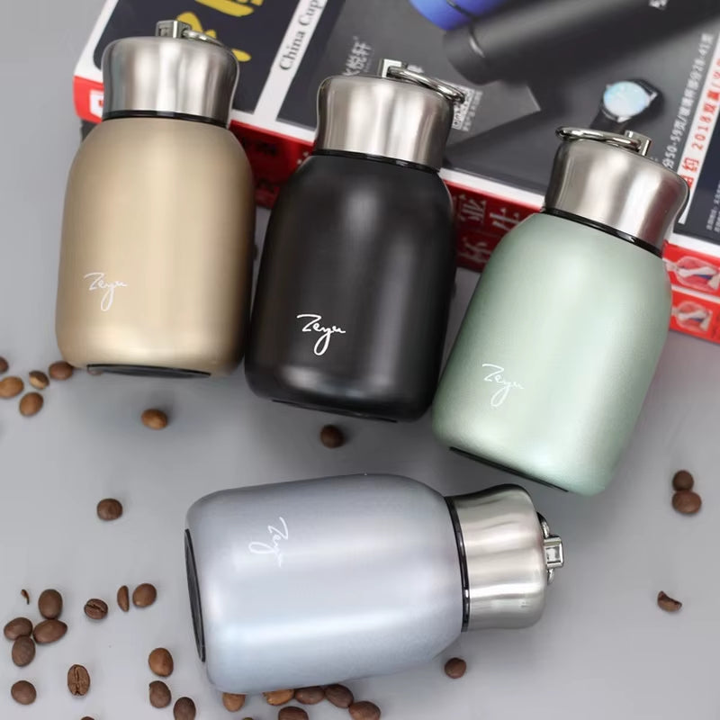 300Ml Mini Coffee Vacuum Flasks Lovely Stainless Steel Thermos Portable Travel Water Bottle Insulated Thermal Bottle