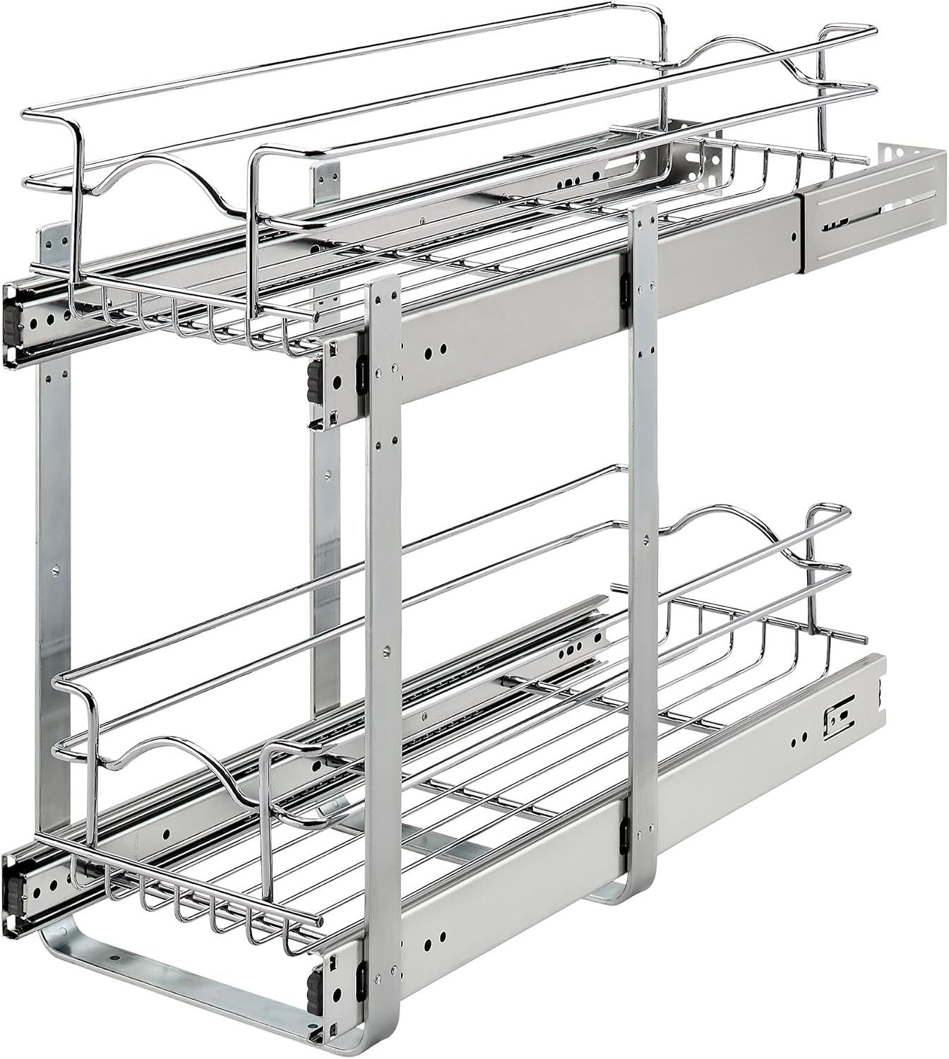 2-Tier Pull-Out Kitchen Cabinet Organizer, 9" x 22"