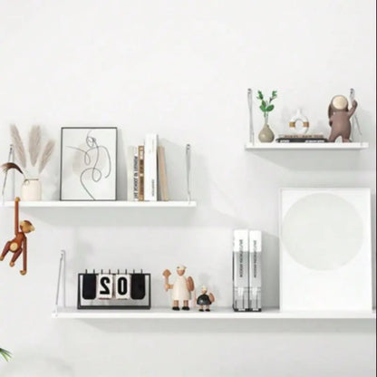 Wall Mounted Shelf, 1/3 Counts No Drill Wall Mounted Shelf, Wall Hanging Shelf for Home Bedroom Kitchen Bathroom Toilet Study Room, Wall Mount Design, Shelfs for Wall