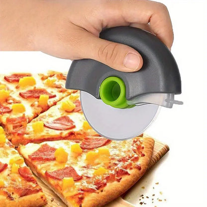 Stainless Steel Pizza Cutter, 1 Count Pizza Slicer with Cover, Pizza Wheel, Pasta & Pizza Utensils for Home Kitchen, Kitchen Food Utensils & Gadgets, Kitchenware