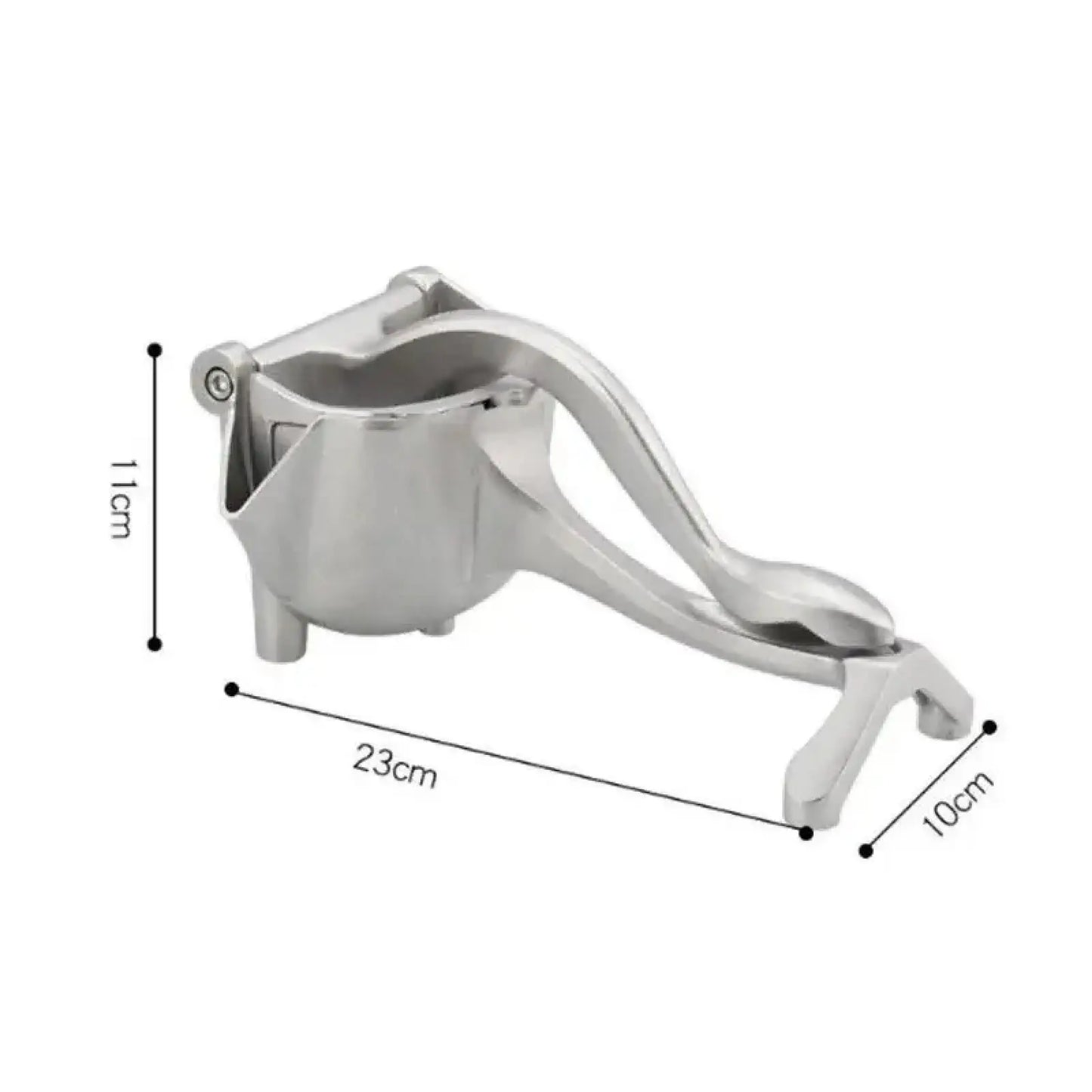 Aluminum Manual Fruit Squeezer - Detachable Citrus Juicer for Pomegranate and Other Fruits, Compact and Easy-Clean Kitchen Tool