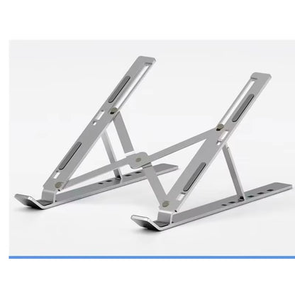 Portable Aluminum Laptop Stand - Foldable Notebook Support Bracket for MacBook Air and Pro Accessories
