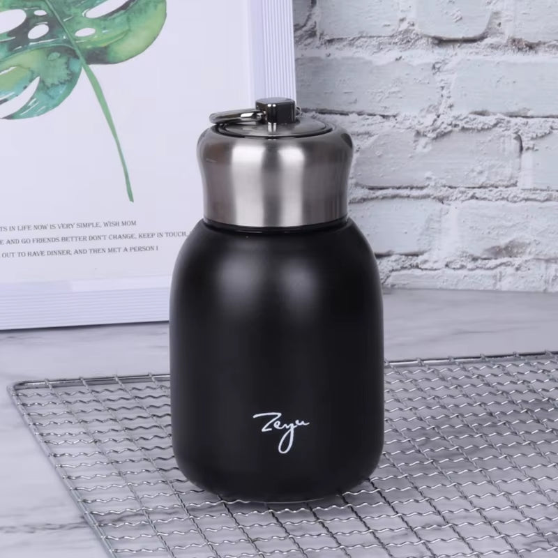 300Ml Mini Coffee Vacuum Flasks Lovely Stainless Steel Thermos Portable Travel Water Bottle Insulated Thermal Bottle