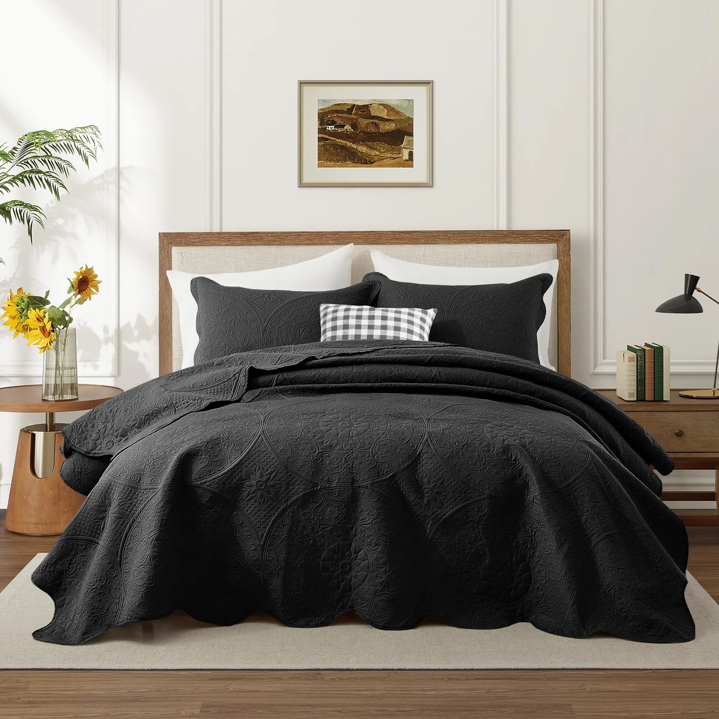 Transform your bedroom with the Imperial Homeware Floral Ultrasonic Bedspread Set! 🌸 Lightweight, breathable, and machine washable – perfect for all seasons. Available in Twin, Queen, and King sizes! 🛏️✨ #HomeDecor #Bedding #CozyVibes