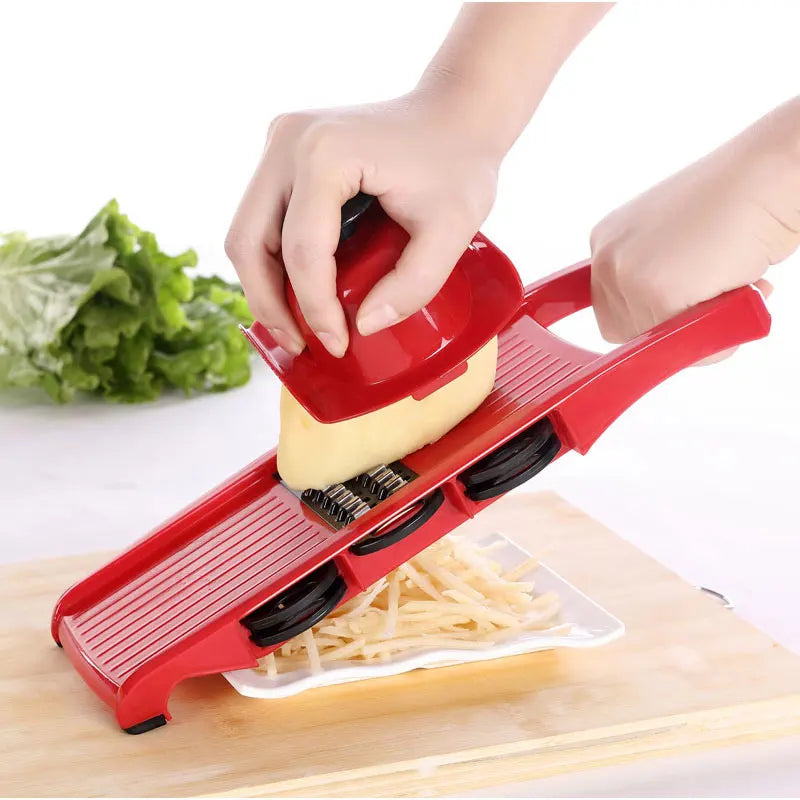 Vegetable Cutter with Steel Blade Slicer Potato Peeler Carrot Cheese Grater Vegetable Slicer Kitchen Accessories