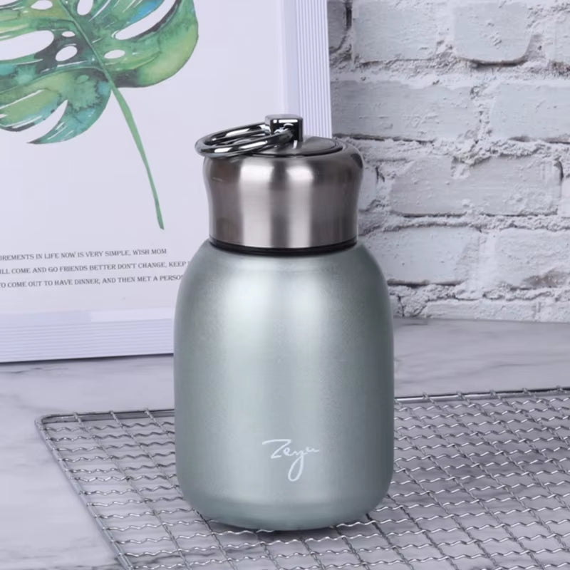 300Ml Mini Coffee Vacuum Flasks Lovely Stainless Steel Thermos Portable Travel Water Bottle Insulated Thermal Bottle