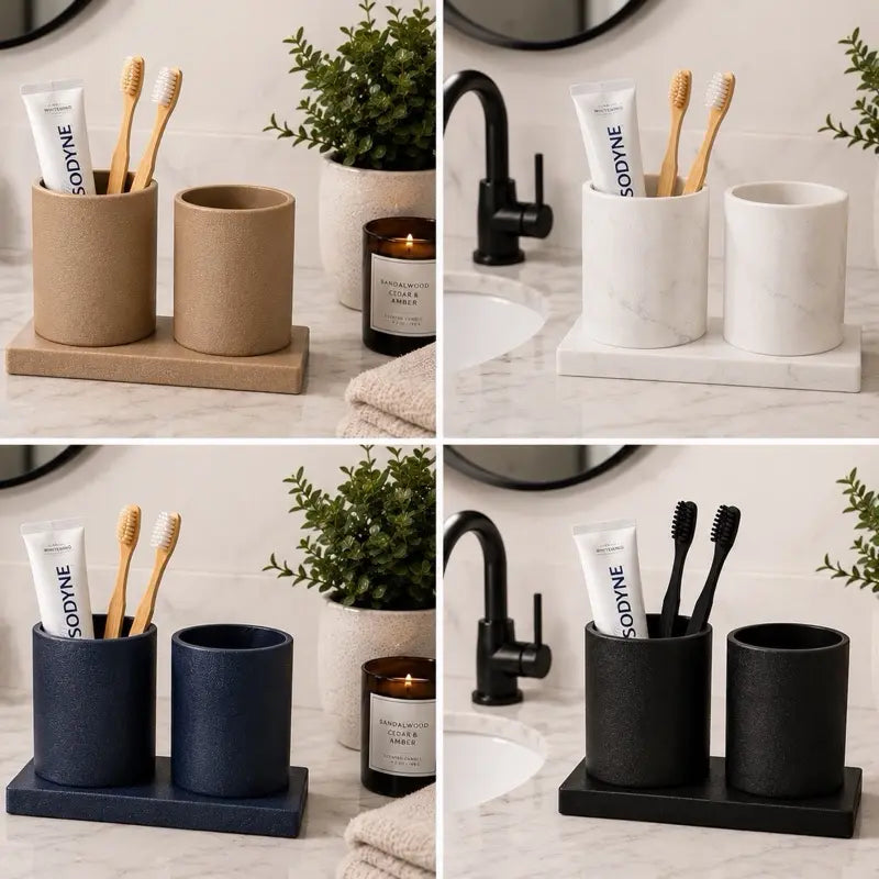 Multi-Functional Bathroom Organizer, Countertop Storage Solution for Toiletries, Compact Space-Saving Shelf