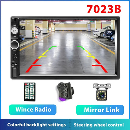 Podofo 2 Din Car Radio 7" HD Autoradio Multimedia Player 2DIN Touch Screen Auto Audio Car Stereo MP5 Bluetooth USB TF FM Camera