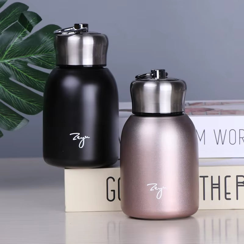 300Ml Mini Coffee Vacuum Flasks Lovely Stainless Steel Thermos Portable Travel Water Bottle Insulated Thermal Bottle