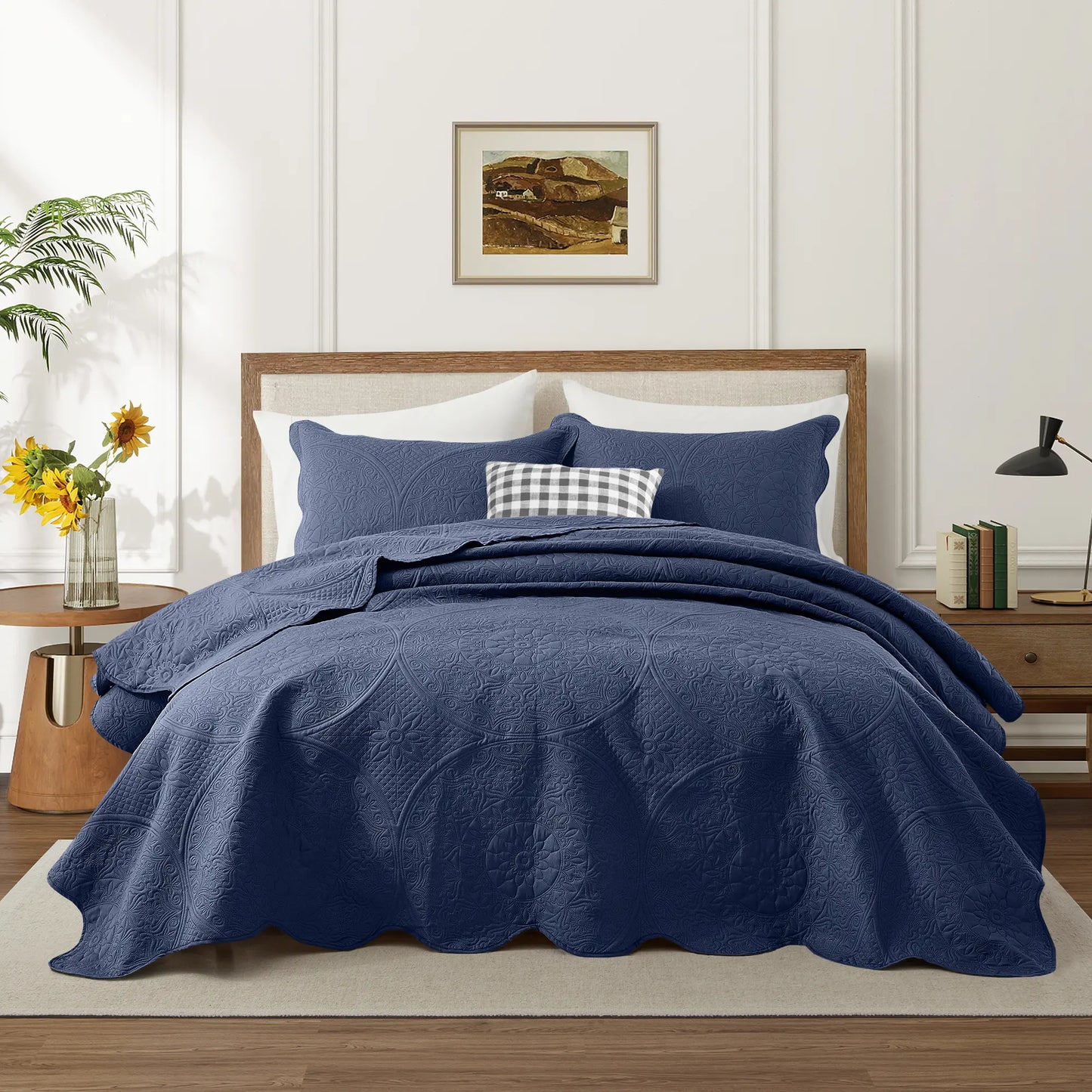 Transform your bedroom with the Imperial Homeware Floral Ultrasonic Bedspread Set! 🌸 Lightweight, breathable, and machine washable – perfect for all seasons. Available in Twin, Queen, and King sizes! 🛏️✨ #HomeDecor #Bedding #CozyVibes