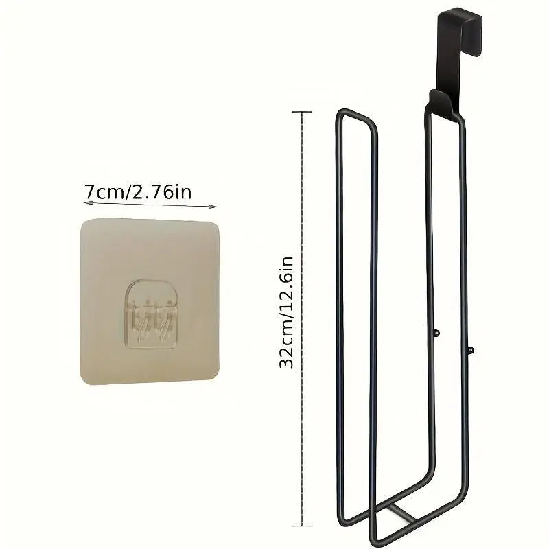 Wall Mounted Toilet Paper Holder, Punch Free Toilet Paper Storage Rack with Towel Bar, Toilet Paper Dispenser Rack, Bathroom Storage Rack for Kitchen & Bathroom, Toilet Paper Organizer, Toilet Paper Roll Holder, Bathroom Gadgets