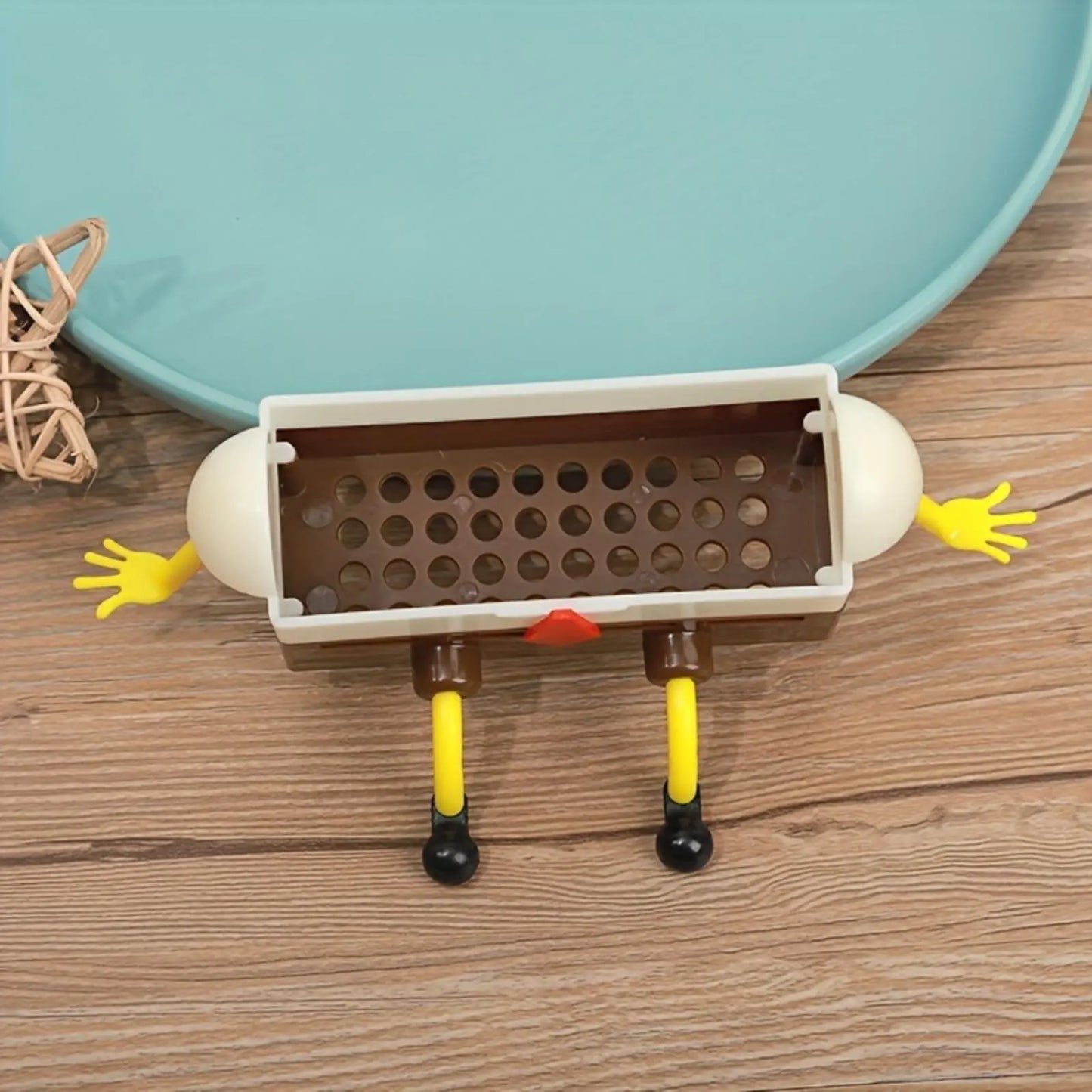 Cartoon Sponge Holder, 1/3 Counts Lightweight Plastic Sponge Drain Rack, Home Organizer for Bathroom, Dormitory & Hotel, Soap Dish, Bathroom Accessory #GLOBAL PICKS
