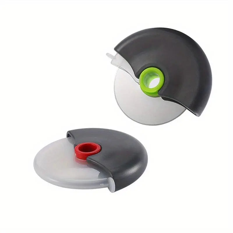 Stainless Steel Pizza Cutter, 1 Count Pizza Slicer with Cover, Pizza Wheel, Pasta & Pizza Utensils for Home Kitchen, Kitchen Food Utensils & Gadgets, Kitchenware