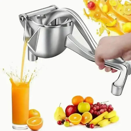 Aluminum Manual Fruit Squeezer - Detachable Citrus Juicer for Pomegranate and Other Fruits, Compact and Easy-Clean Kitchen Tool