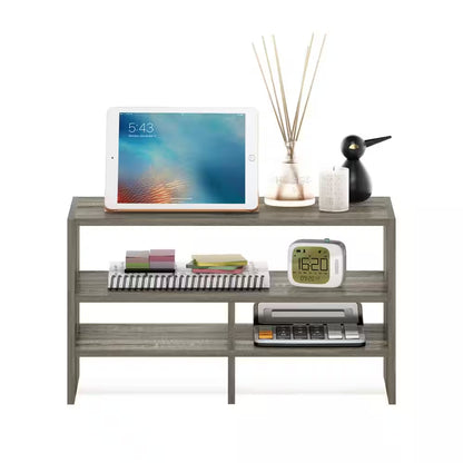 Hermite French Oak Desktop Organizer and Bookcase