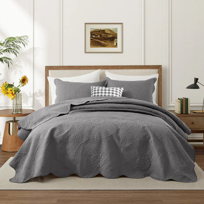 Transform your bedroom with the Imperial Homeware Floral Ultrasonic Bedspread Set! 🌸 Lightweight, breathable, and machine washable – perfect for all seasons. Available in Twin, Queen, and King sizes! 🛏️✨ #HomeDecor #Bedding #CozyVibes