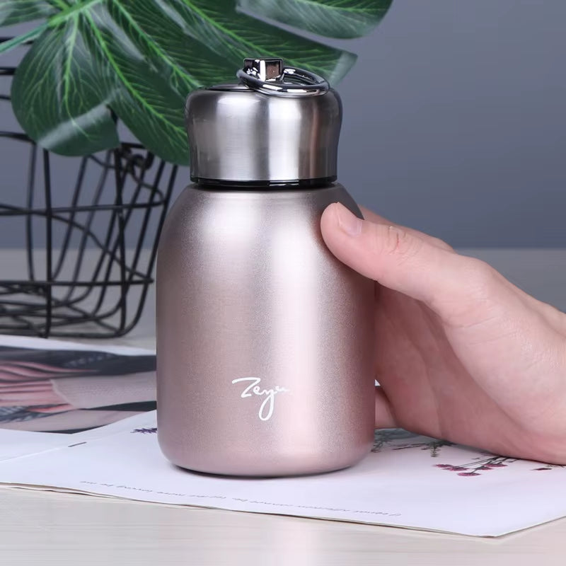 300Ml Mini Coffee Vacuum Flasks Lovely Stainless Steel Thermos Portable Travel Water Bottle Insulated Thermal Bottle
