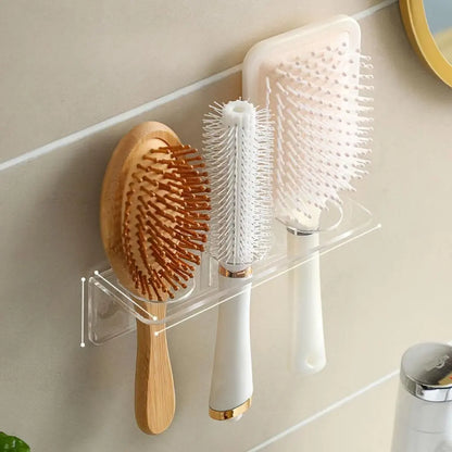 Bathroom Storage Rack, 1 Count Wall Mounted Bathroom Storage Rack, Waterproof Bathroom Organizer, Home Organizer for Bathroom, Bathroom Organizer Supplies, Bathroom Organization