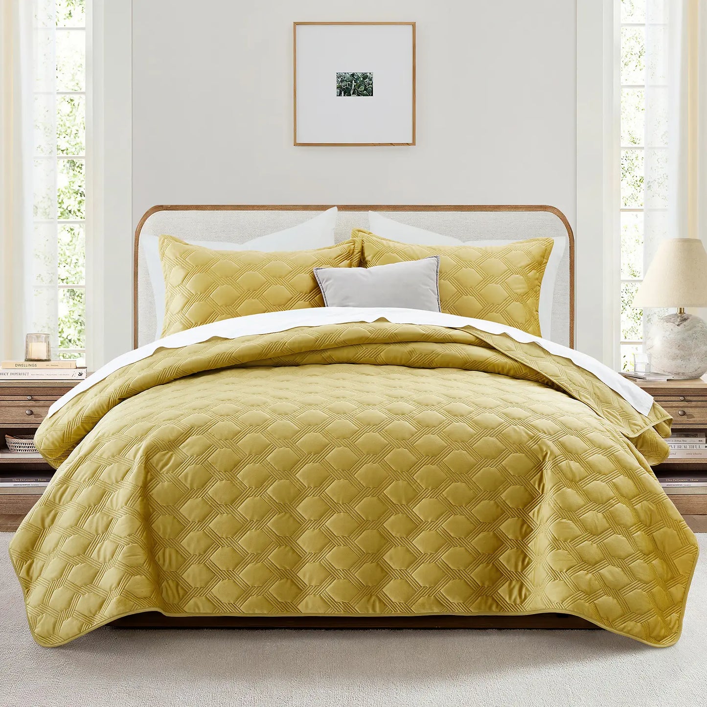 Transform your bedroom with the Imperial Homeware Floral Ultrasonic Bedspread Set! 🌸 Lightweight, breathable, and machine washable – perfect for all seasons. Available in Twin, Queen, and King sizes! 🛏️✨ #HomeDecor #Bedding #CozyVibes