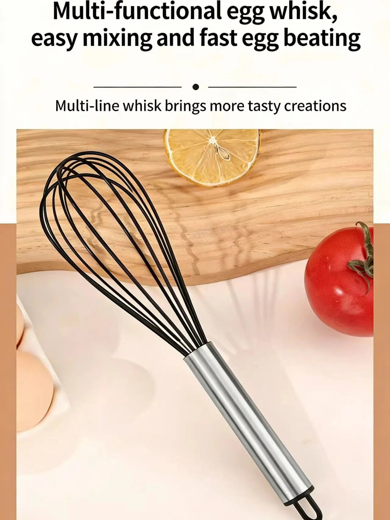 Food-Grade Silicone Kitchen Bakeware Combo Set (5Pcs) - Spatula, Leak-Proof Scraper, Whisk, Brush, Heat-Resistant Stirring Utensils for 4-Hole Pans, Kitchen Supplies + Free 10-Piece Metal Wire Dish Cloths (Dish-Safe, Detailed Size Chart Included)