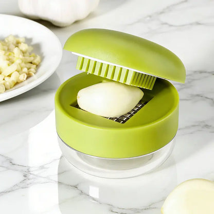 Mini Garlic Press Abs Material, Home Use Manual Garlic Crusher, Small Garlic Grinder, Efficient Garlic Mincer Tool, Compact Kitchen Gadget, Cooking Gadgets, Cooking Tools, Kitchen Utensils Gadgets