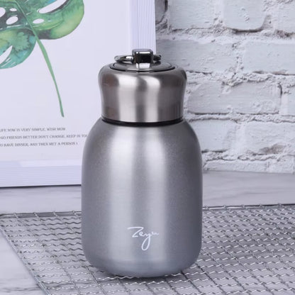 300Ml Mini Coffee Vacuum Flasks Lovely Stainless Steel Thermos Portable Travel Water Bottle Insulated Thermal Bottle